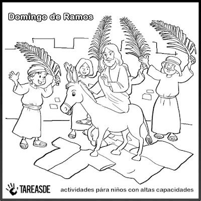 Domingo De Ramos Para Colorear App Para Hacer Tareas Palm Sunday