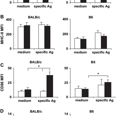 Activation Marker Analysis On B Cells From BALB C And B6 Mice Spleen