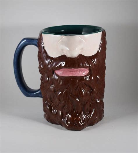 Beard Tankard Custom Bearded Mug Beard Stein Manly Mug Etsy Mugs