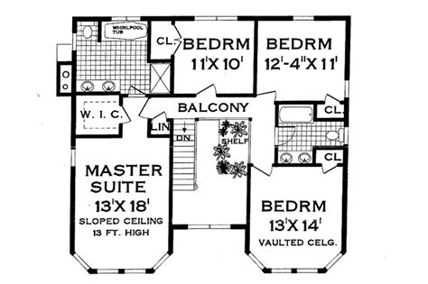 Victorian Style House Plan 4 Beds 2 5 Baths 2341 Sq Ft Plan 3 267