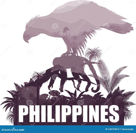 Philippine Eagle Silhouette Cartoon Vector | CartoonDealer.com #130549567