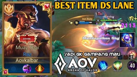 Aov Ras Ds Gameplay Item Yang Buat Raz Gk Gampang Mati Rov Arena Of