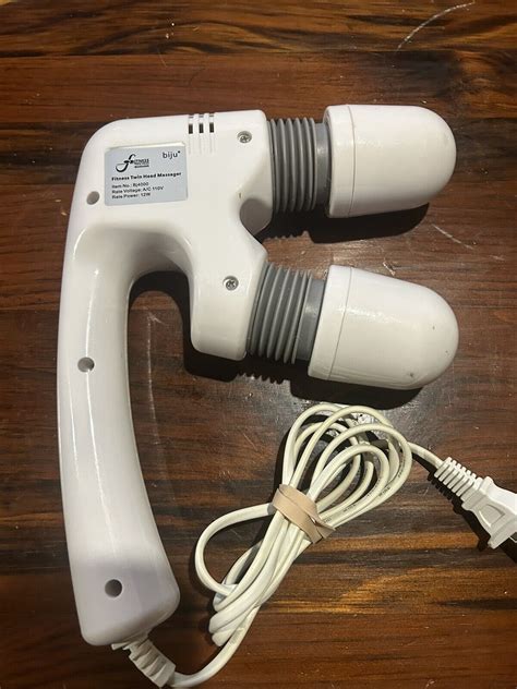 Biju Fitness Twin Head Massager Bj40000 Two Speed 12w Ebay