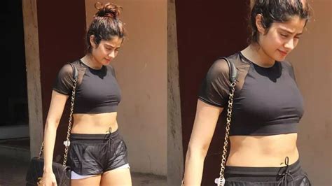 Janhvi Kapoor Has Perfect Response For Those Who Have Problem With Her Gym Shorts India Tv