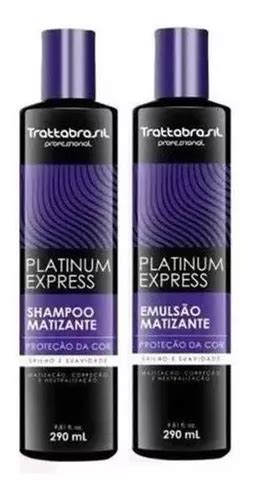 Kit Matizante Platinum Shampoo Emuls O Ml Trattabrasil