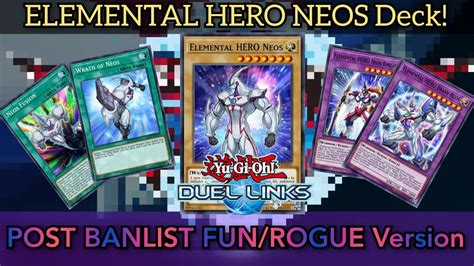 ELEMENTAL HERO NEOS Deck Yu Gi Oh GX Yu Gi Oh Duel Links YouTube