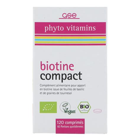 GSE Biotine Compact 120 Tabletten Holland Barrett