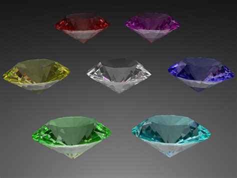 Chaos Emeralds 3d By Kaktus021 On Deviantart