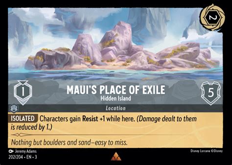 Starter Deck Cards And Maui S Place Of Exile Set Into The Inklands