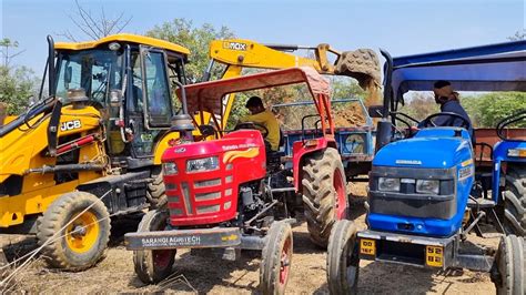 New Jcb 3dx Backhoe Loader Machine Fully Loaded Mud In Mahindra And