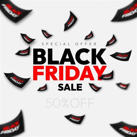 Premium Vector Simple Black Friday Sale Advertising Promotion Banner