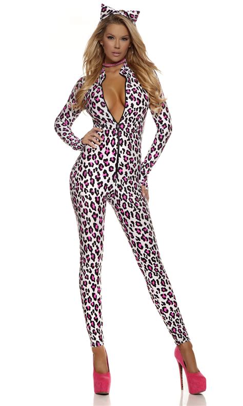 Adult Foxy Feline Women Sexy Cat Costume The Costume Land