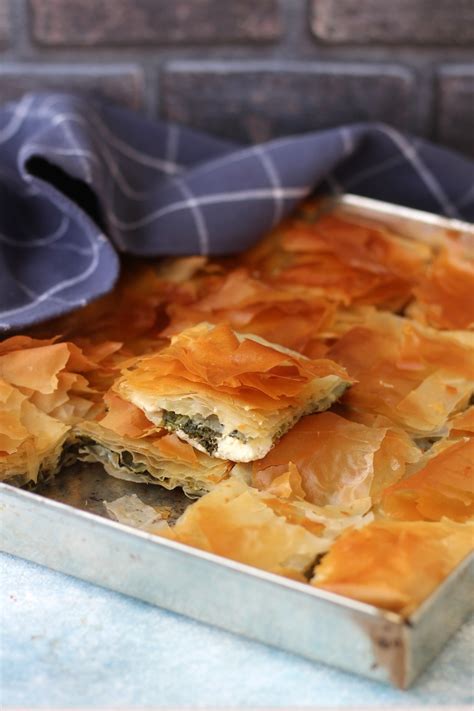 Torta Salata Di Pasta Fillo Con Spinaci E Feta Cibo Che Passione