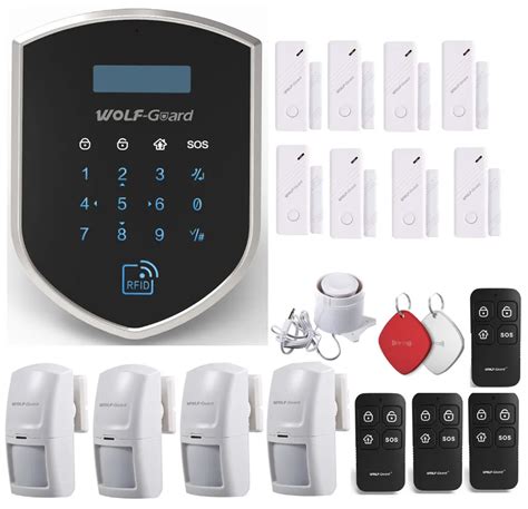 Wolf Guard Wireless GSM Wifi Smart Home Security Burglar Alarm System