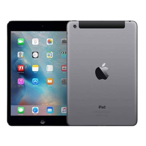 Apple iPad Mini 64GB WiFi + Cellular 4G LTE NANOSIM (Sort) - Sølv stand ...