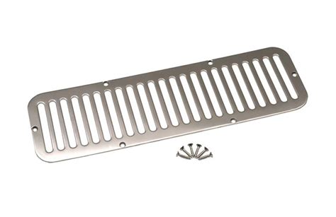 Kentrol 55-77 Jeep CJ5 Hood Vent – Polished Silver, 30405 – RCA Garage