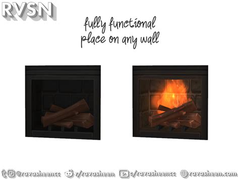 The Sims Resource Your Basic Fireplace Insert