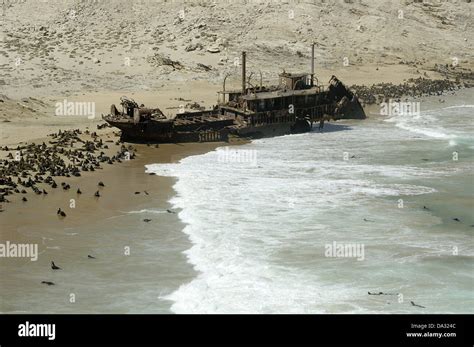 Otavi Shipwreck, Skeleton Coast, Namibia Stock Photo - Alamy