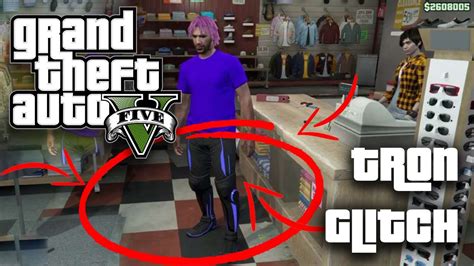 Grand Theft Auto 5 Deadline Tron Pants And Shoes Working Glitch Super