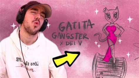 Luv Reacciona A Karol G Y Dei V Gatita Gangster Visualizer Youtube