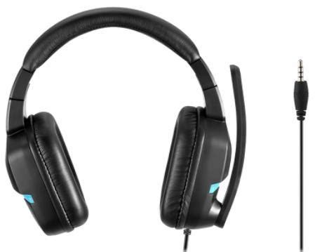 Fone De Ouvido Warrior Headset Gamer Askari Ph Preto Azul