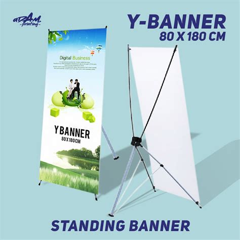 Jual Y BANNER STANDING BANNER 80 X 180 CM Shopee Indonesia