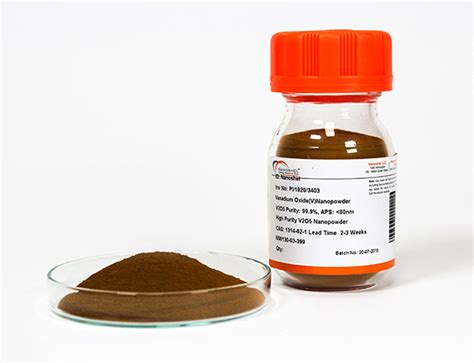 Vanadium Pentoxide Nanoparticles Less Price Fast Delivery