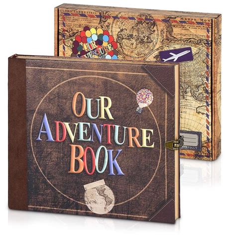 Longpro Retro Our Adventure Book Scrapbook Album Photo Book Handmade