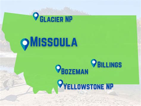 Map Of Missoula Montana 2traveldads