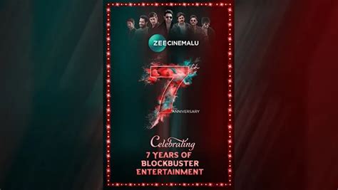 Zee Entertainment’s Telugu movie channel ‘Zee Cinemalu’ completes 7 years: Best Media Info