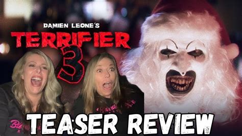 Terrifier Teaser Reaction Art The Clown As Santa Youtube