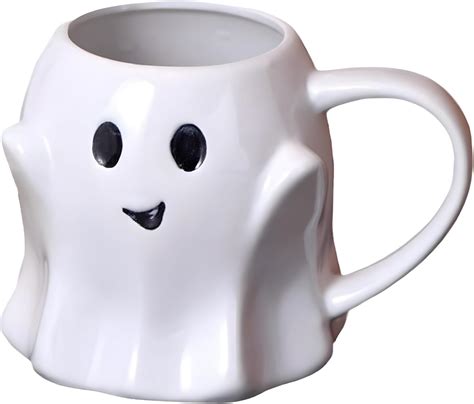 Amazon Didaey 4 Pcs 14 Oz Halloween Ceramic Ghost Mug Spooky