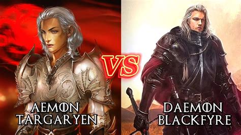 Combate Aemon Targaryen El Caballero Drag N Vs Daemon Blackfyre