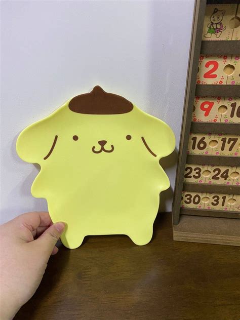 Cute Cartoon Pompompurin Cut Plate Japanese Style Lovely Etsy Australia