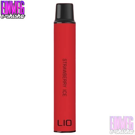 Lio Nano X Strawberry Ice E Shisha 600 Züge Nikotinfrei