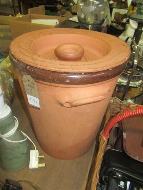 Earthenware Bread Crock Hartleys Auctioneers And Valuers