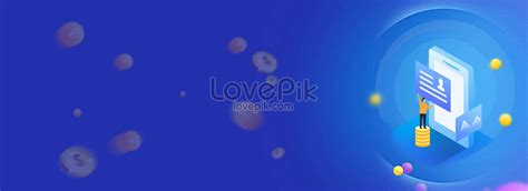 Blue Finance Business 25d Office Background Download Free | Banner Background Image on Lovepik ...