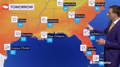 Severe Weather Threatens Southern States With Hail And Tornadoes