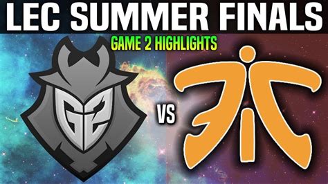 G Vs Fnc Game Highlights Lec Summer Finals G Esports Vs Fnatic