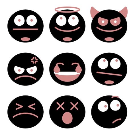 Free Vector | Different emoji set