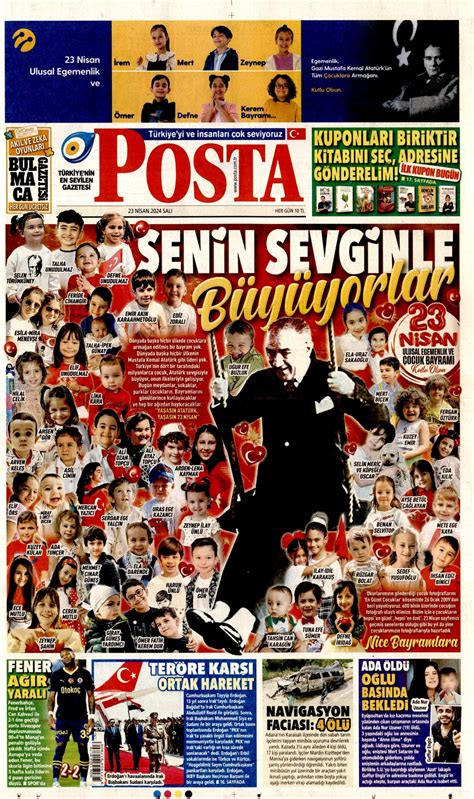 Posta Gazetesi Posta Manşet Oku Haberler 23 Nisan 2024