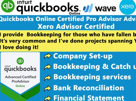 Bookkeeping Using Quickbooks Xero Waves Or Excel Upwork