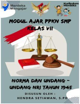 Modul Ajar Kelas Vii Norma Dan Uud Nri Hendra Flip Pdf