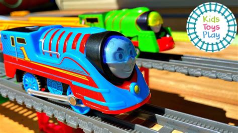 Thomas And Friends Turbo Speed Trackmaster Races Youtube