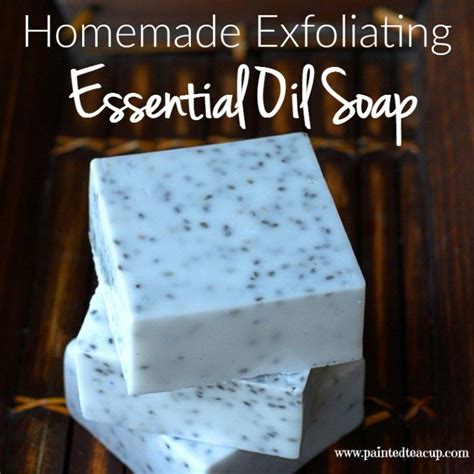 Homemade Exfoliating Essential Oil Soap Essential Oils Soap Homemade Soap Recipes