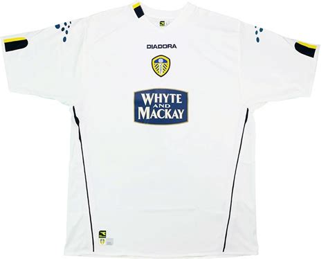 Leeds United Away Football Shirt 2001 2003 Sponsored By Strongbow