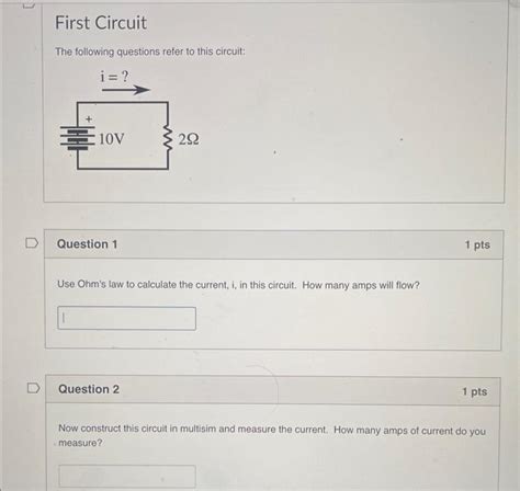 Solved The Following Questions Refer To This Circuit Chegg