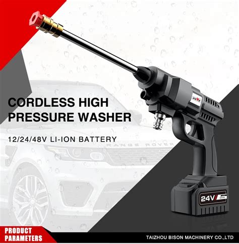 Cordless Pressure Washer 48v Battery Max 870 Psi Power Washer With Accessories Buy Battery