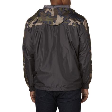 Athletech Mens Big And Tall Windbreaker Jacket Camouflage