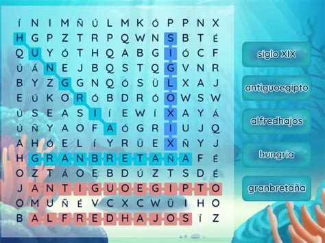 Natacion Sopa De Letras Wordsearch